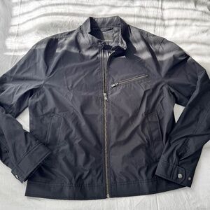 Early 00's Banana Republic Black Collarless Jacket